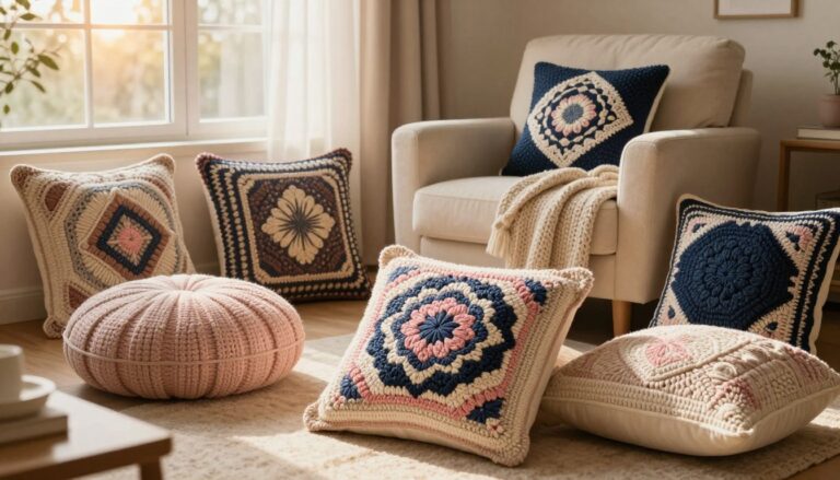 crochet pillow ideas